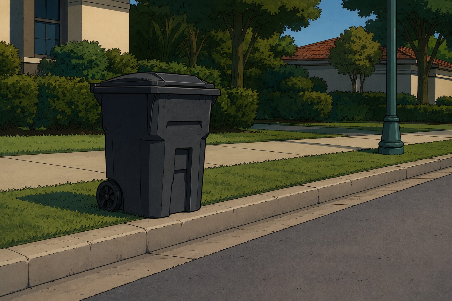 Florida HOA trashcan rules